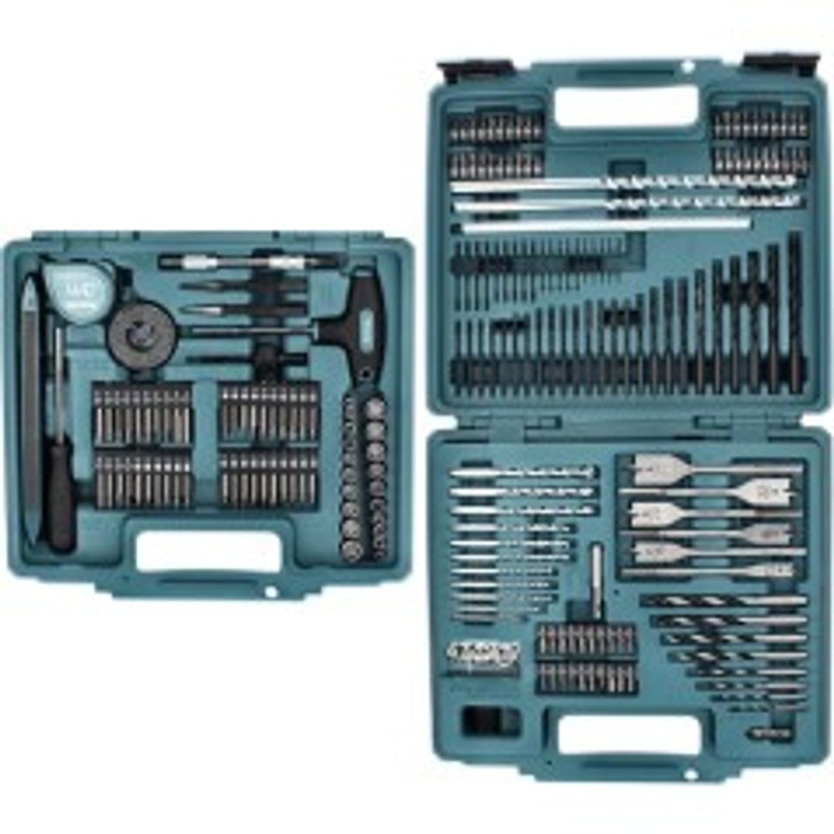 Makita Screwdriver, drill bit, socket and hole saw set