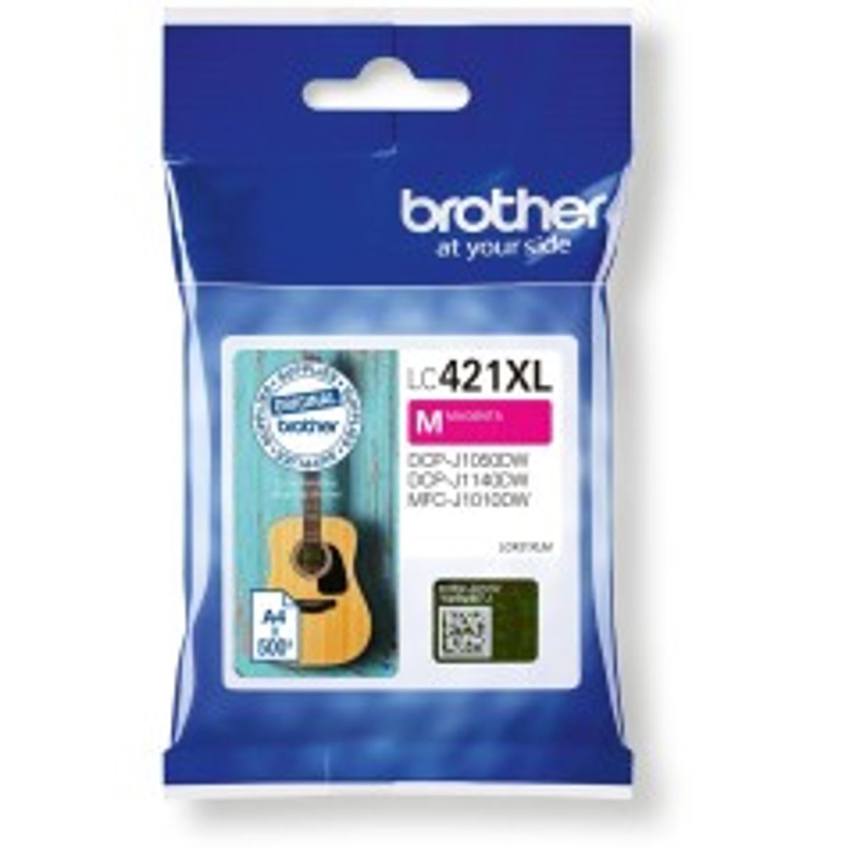 Brother LC 421XLM Magenta 500 sider Blæk