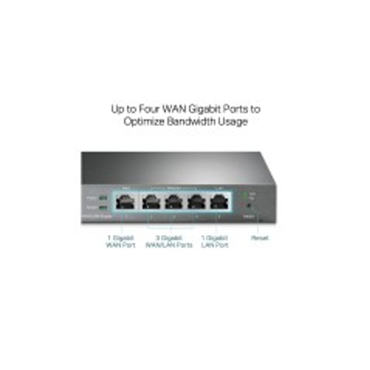 TP-Link SafeStream TL-ER605 V1.6 Router 4-port switch Kabling