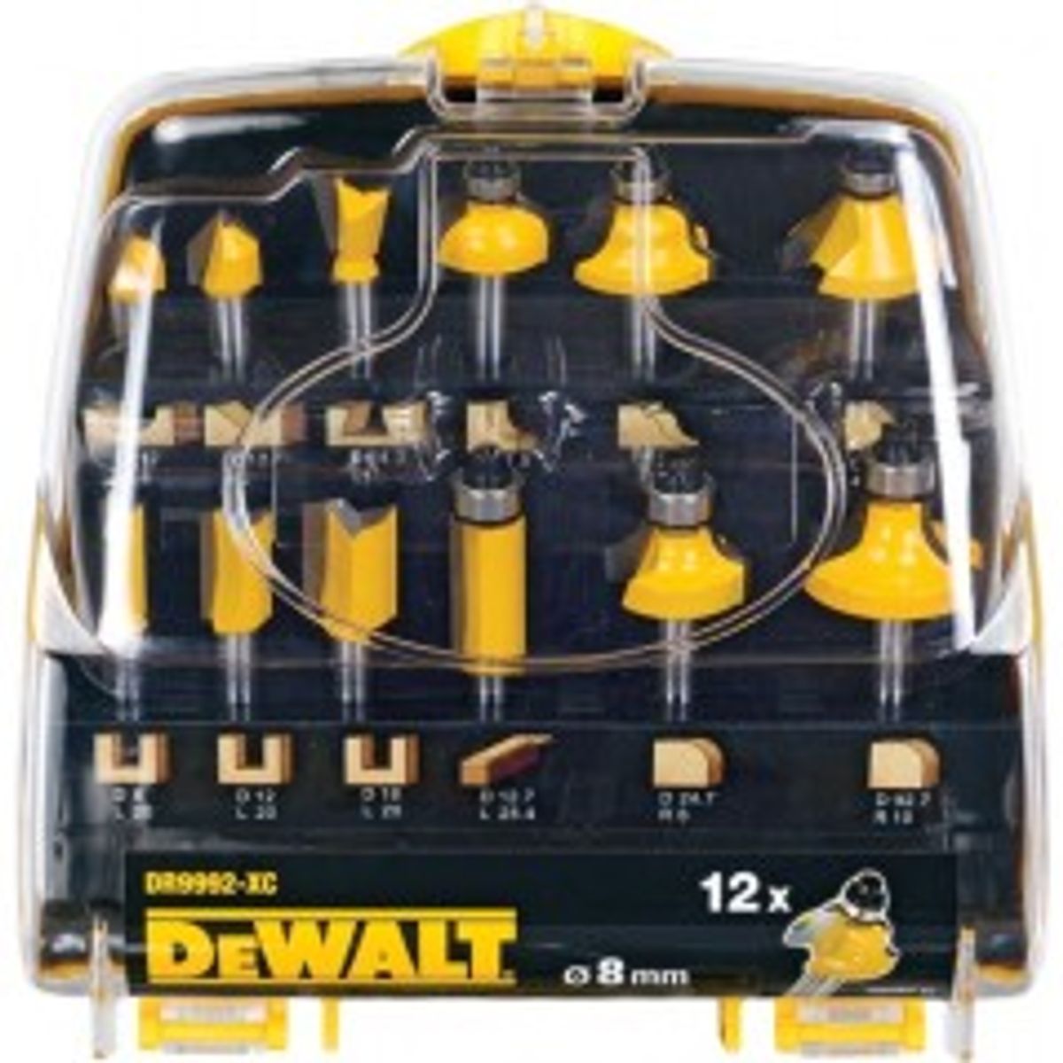 DeWALT DT90016-QZ Router-bitsæt