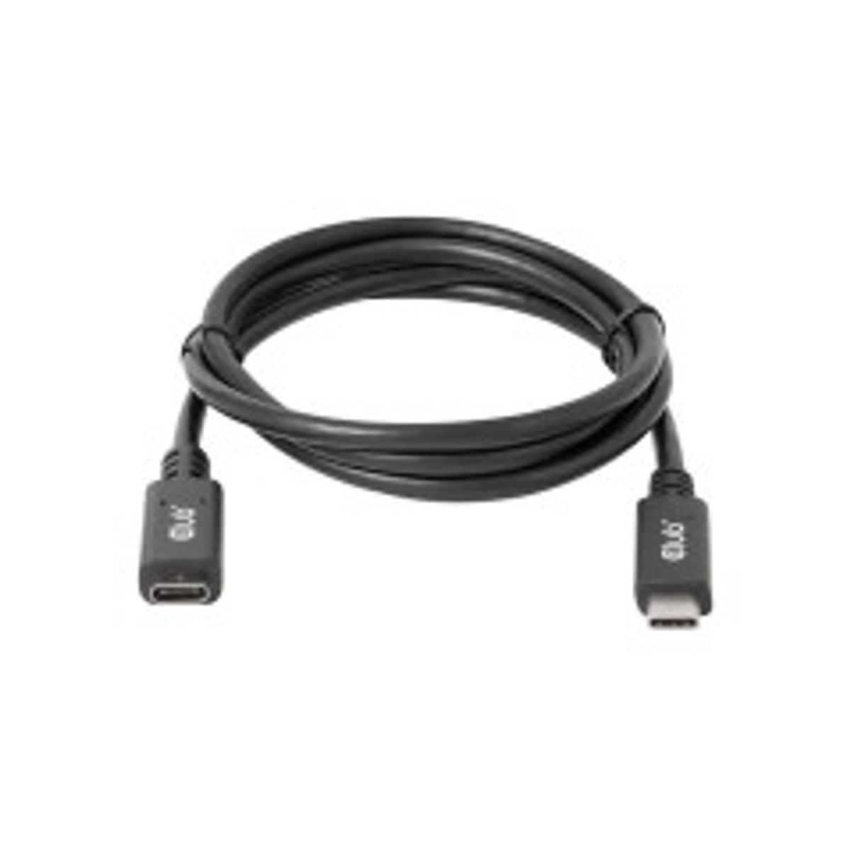 Club 3D CAC-1531 USB-C 3.2 Gen 1 forlængerkabel 1m Sort