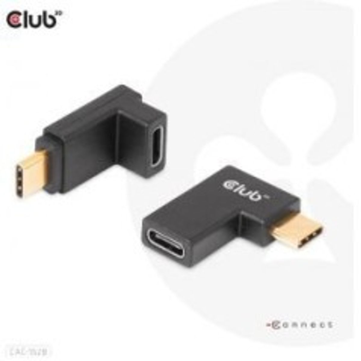 Club 3D CAC-1528 USB-C Gen 2 vinkel adapter kit Sort