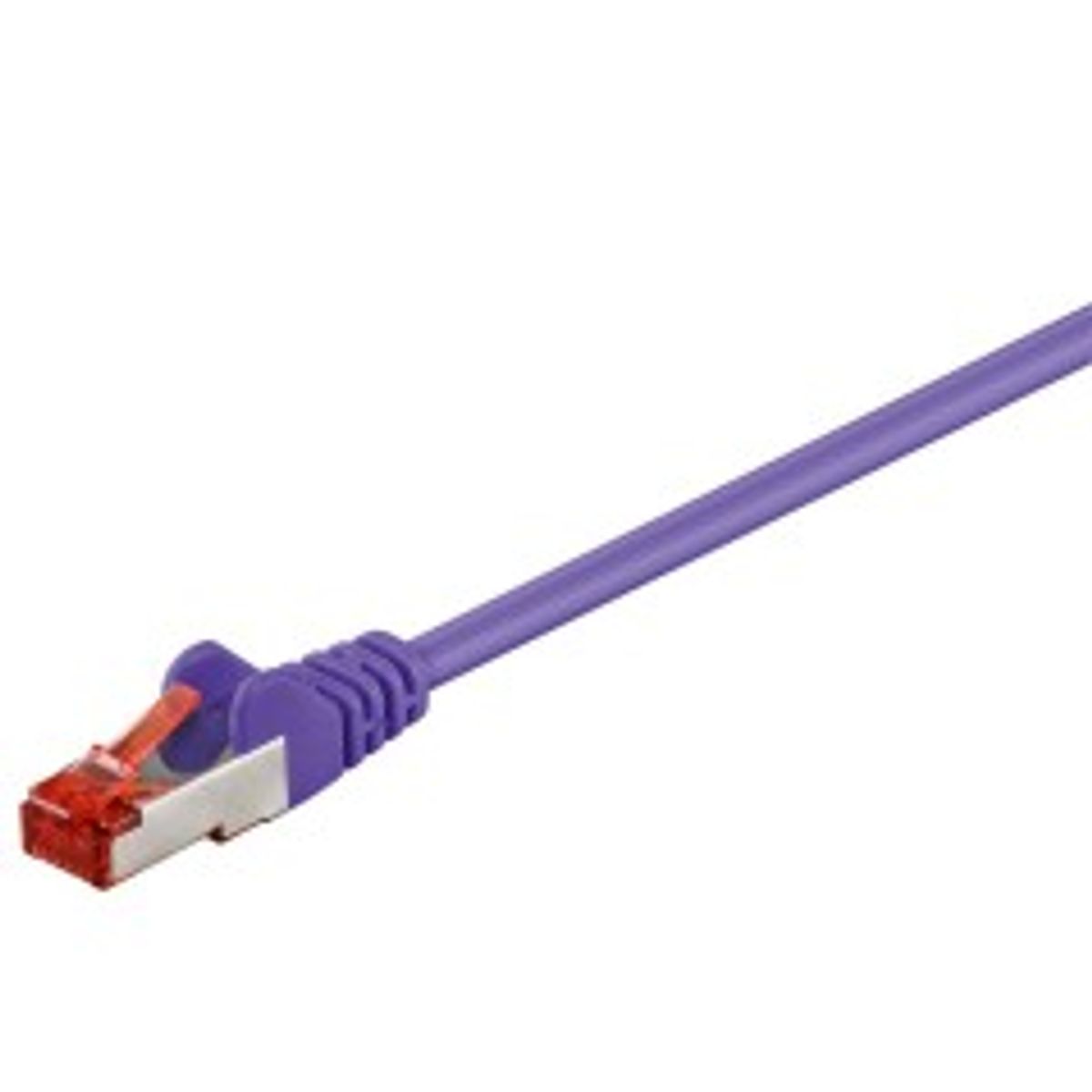 MicroConnect F/UTP CAT6 0.25m Purple PVC