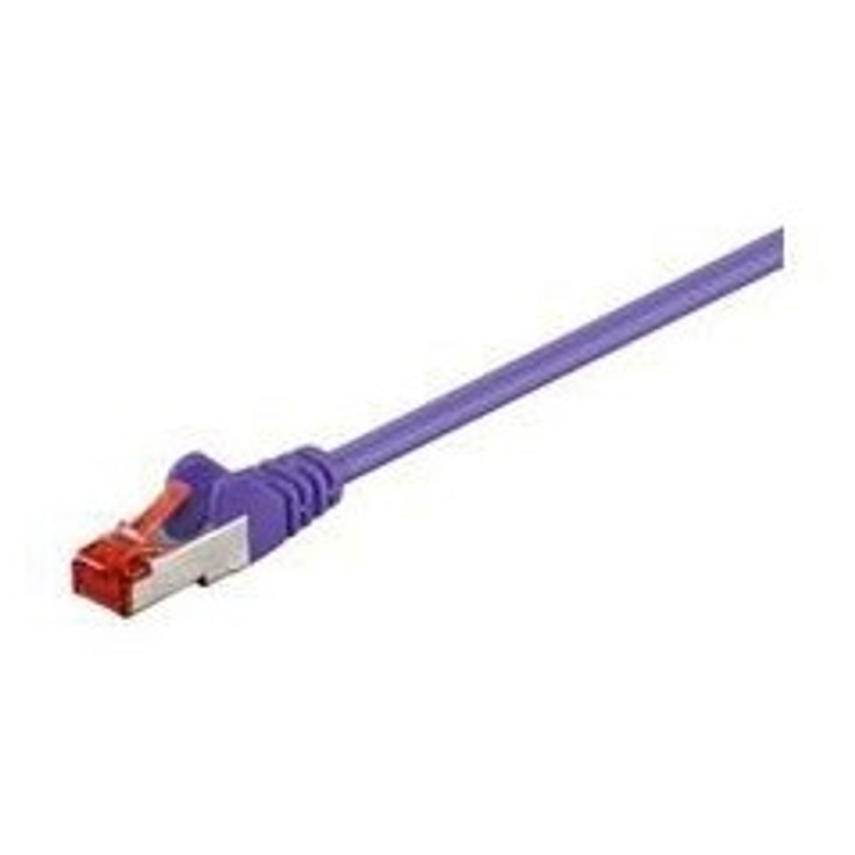 MicroConnect F/UTP CAT6 0.5m Purple PVC