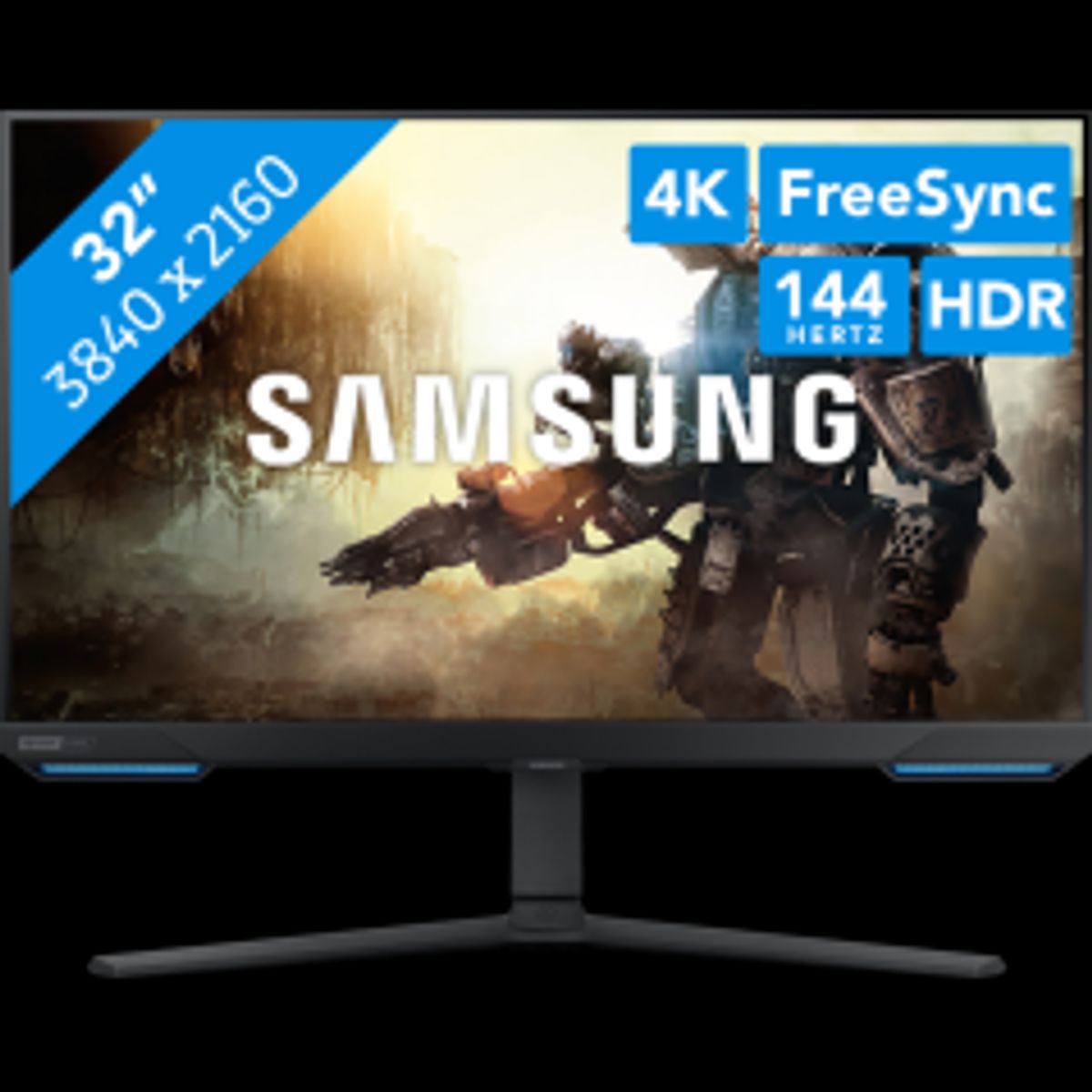 Samsung Odyssey G7 S32BG700EU 32 3840 x 2160 (4K) HDMI DisplayPort 144Hz Pivot Skærm