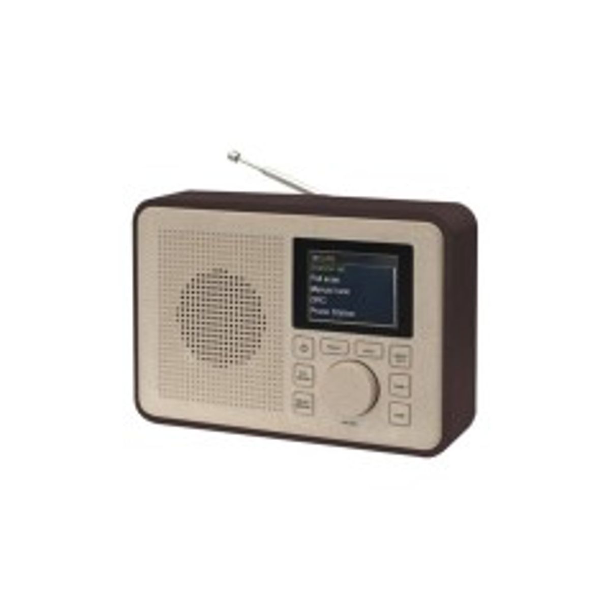 DENVER DAB-60DW DAB bærbar radio Beige Brun