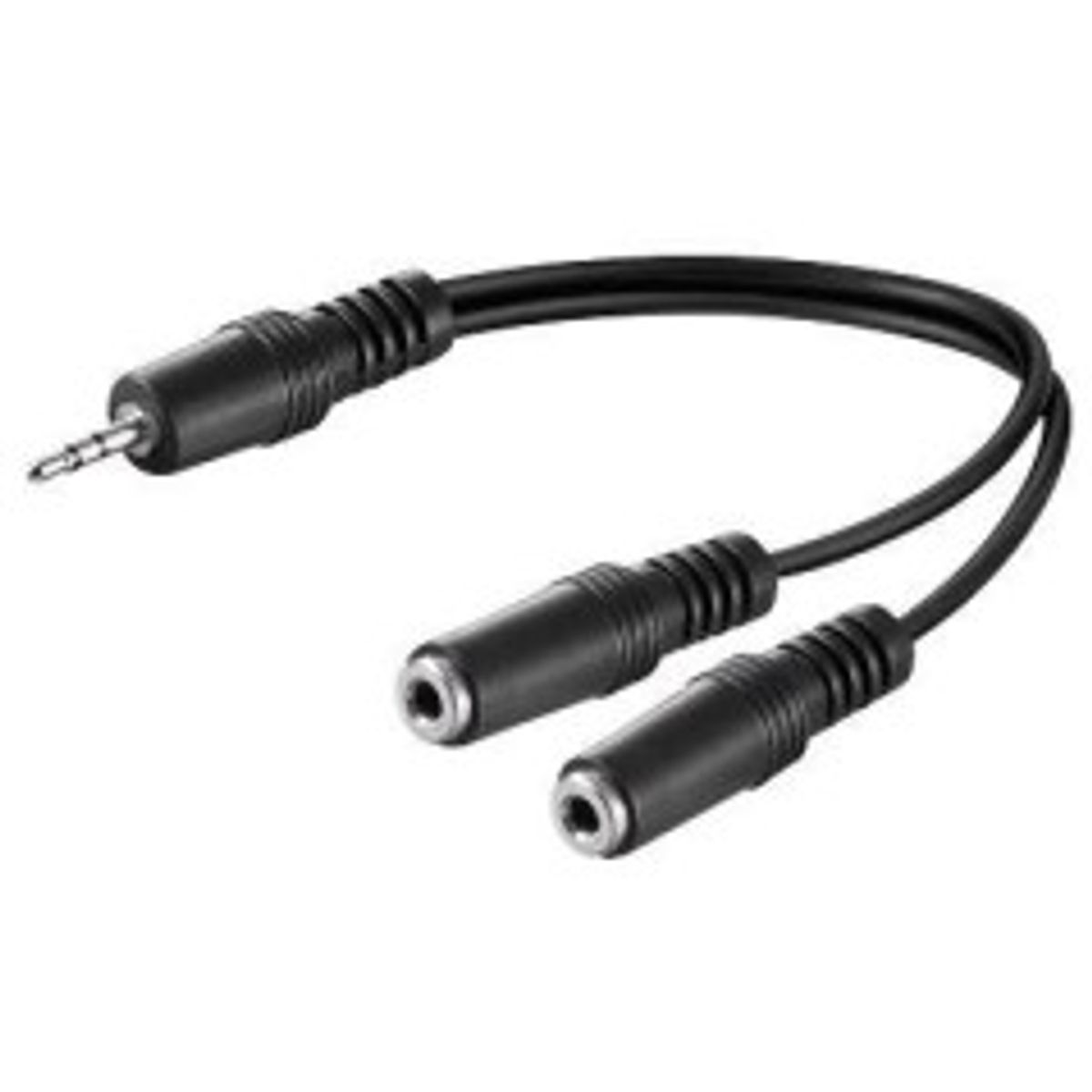 MicroConnect 3.5mm Minijack Y Cable, 0.2m