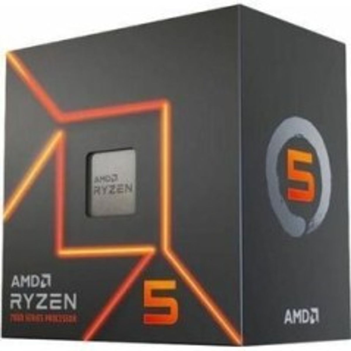 AMD CPU Ryzen 5 7600 3.8GHz 6 kerner AM5 (TRAY - u/køler)