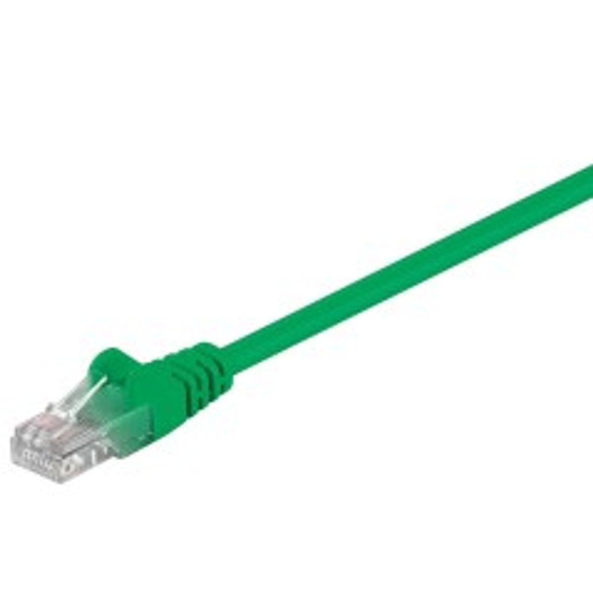 MicroConnect U/UTP CAT5e 0.25M Green PVC