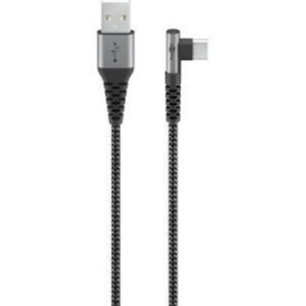 Goobay USB-A til USB-C 90° vinklet kabel 0.5 m Sølv