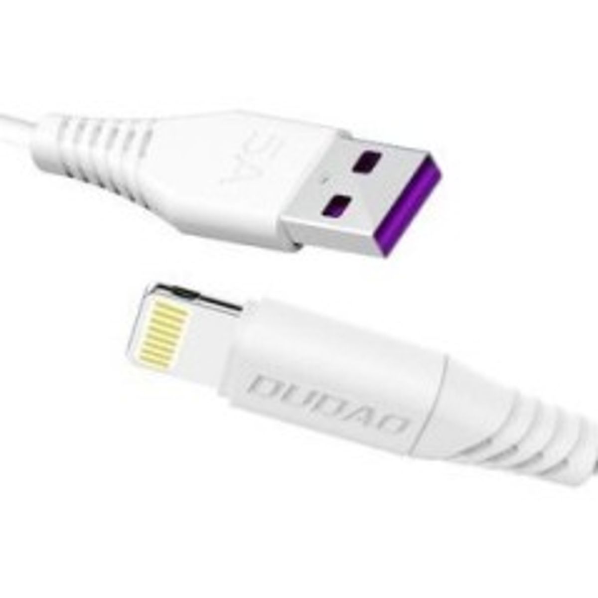 Dudao L2L USB-A to Lightning cable 2m hvid