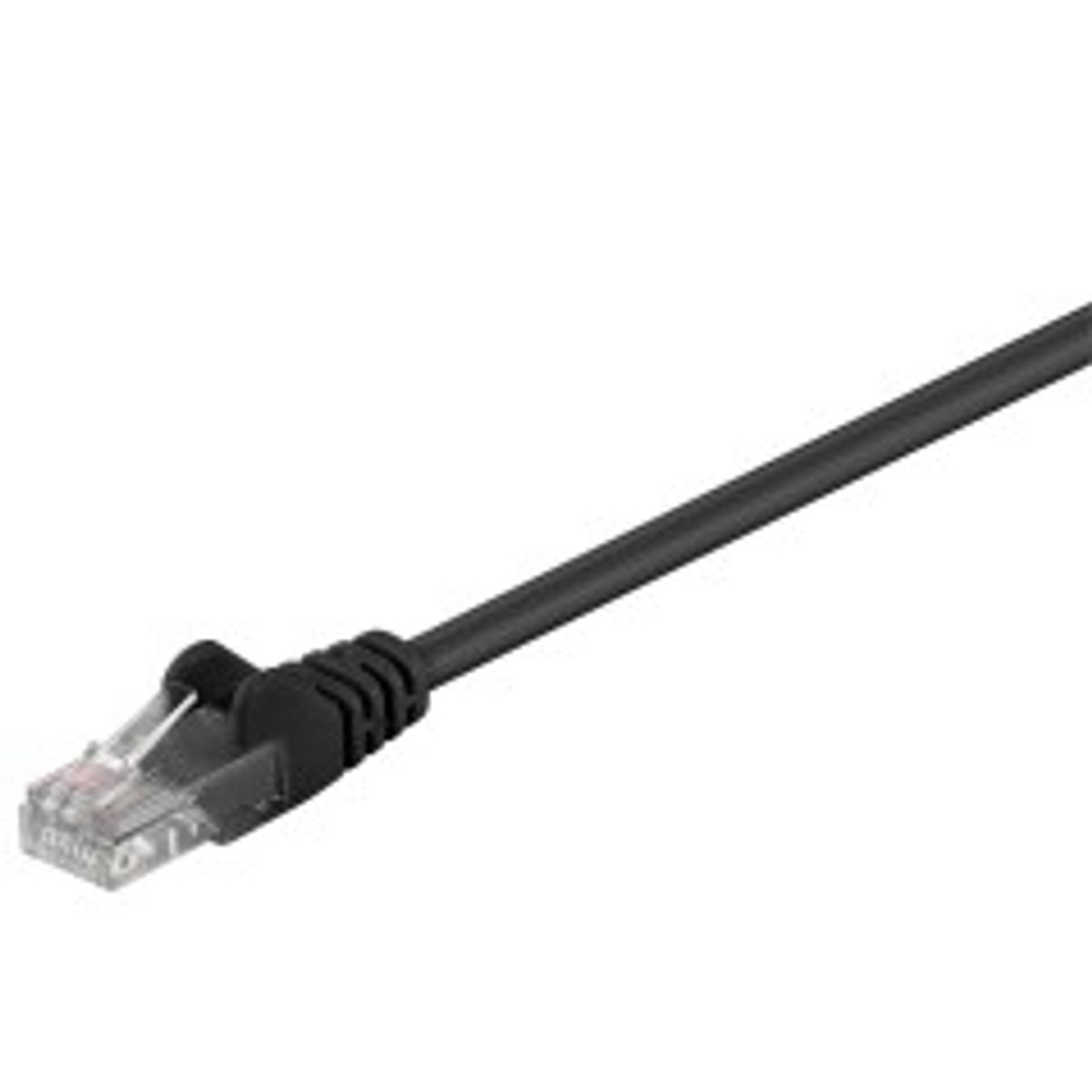 MicroConnect U/UTP CAT5e 0.25M Black PVC