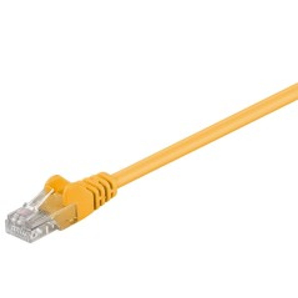 MicroConnect U/UTP CAT5e 0.25M Yellow PVC