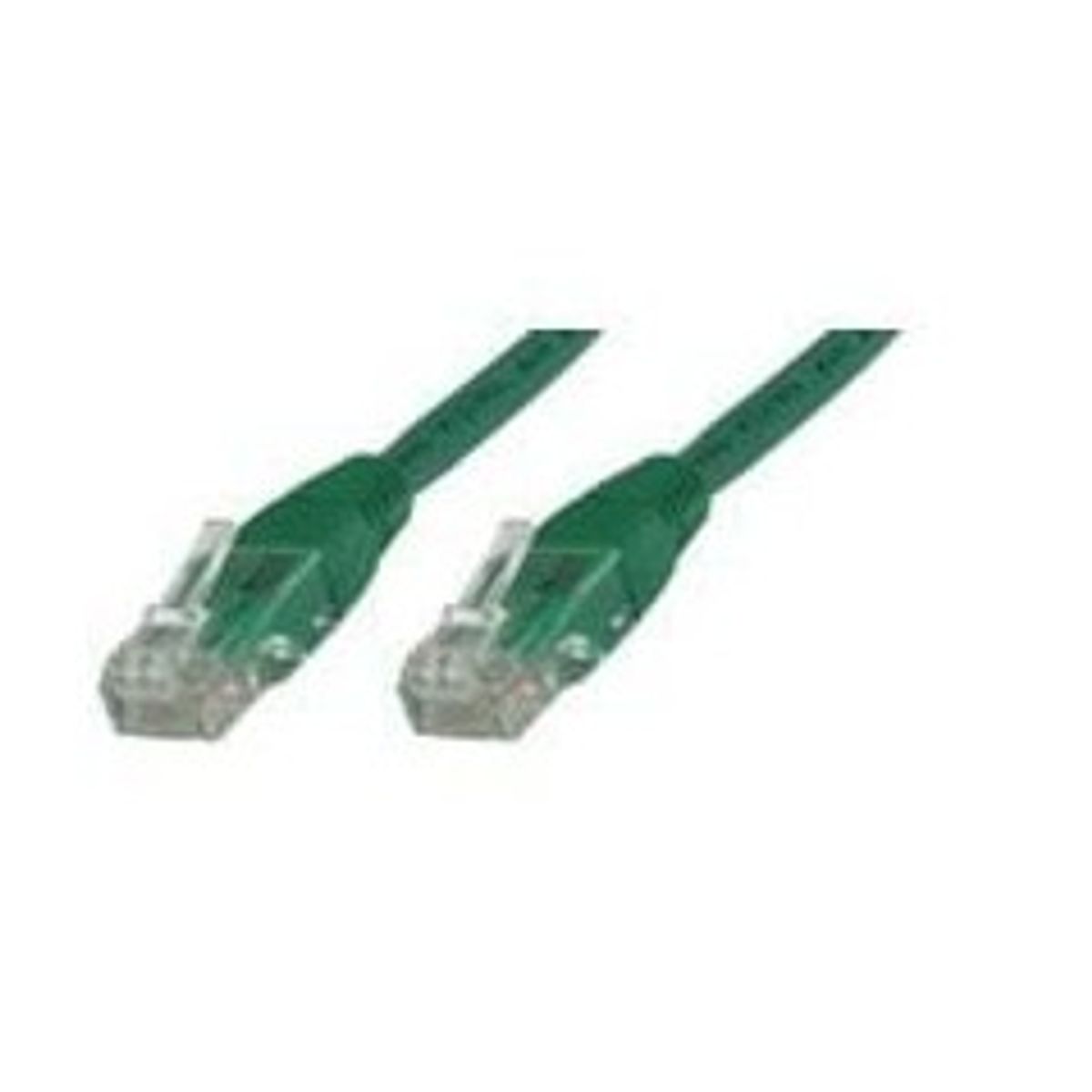 MicroConnect U/UTP CAT5e 0.5M Green PVC