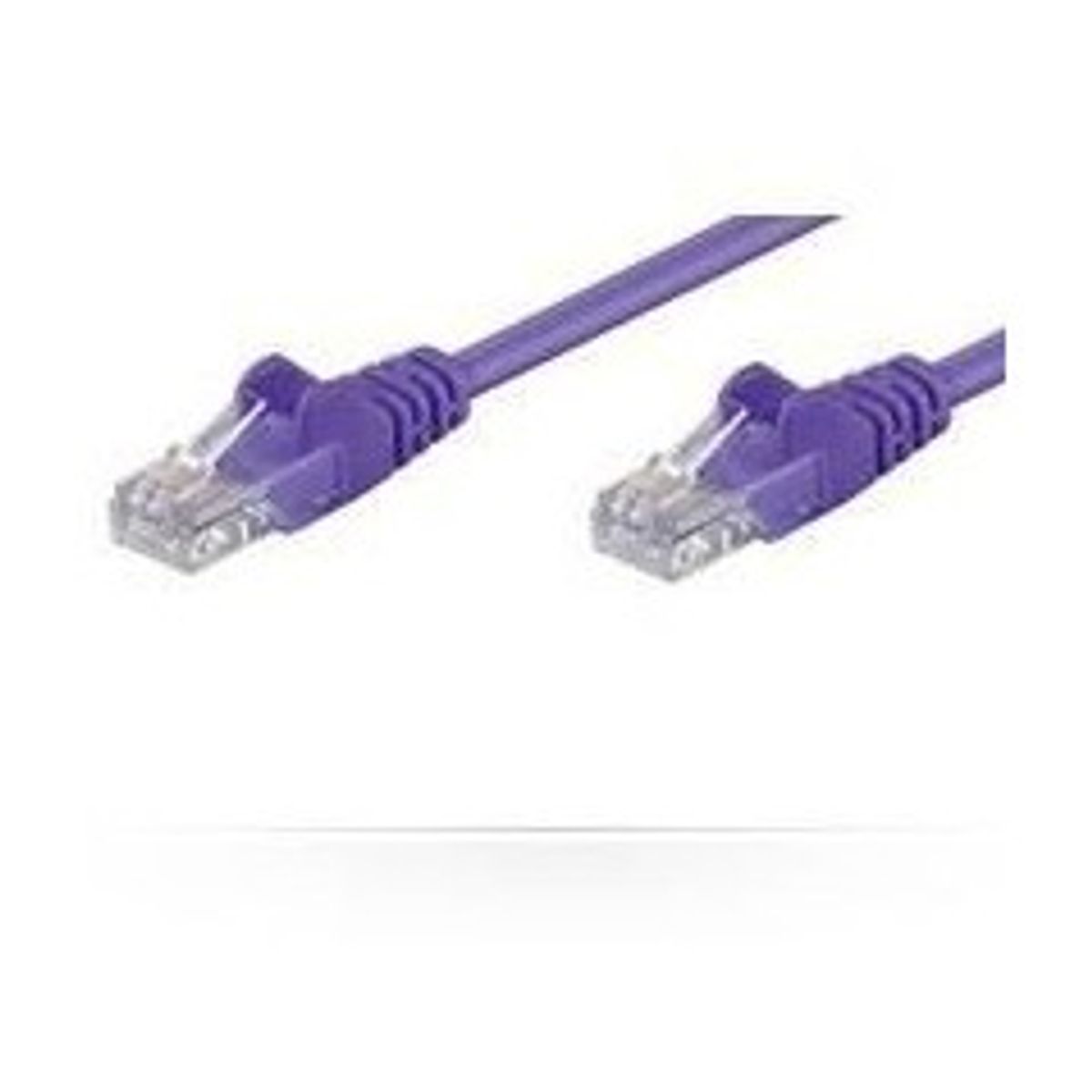 MicroConnect U/UTP CAT5e 0.5M Purple PVC