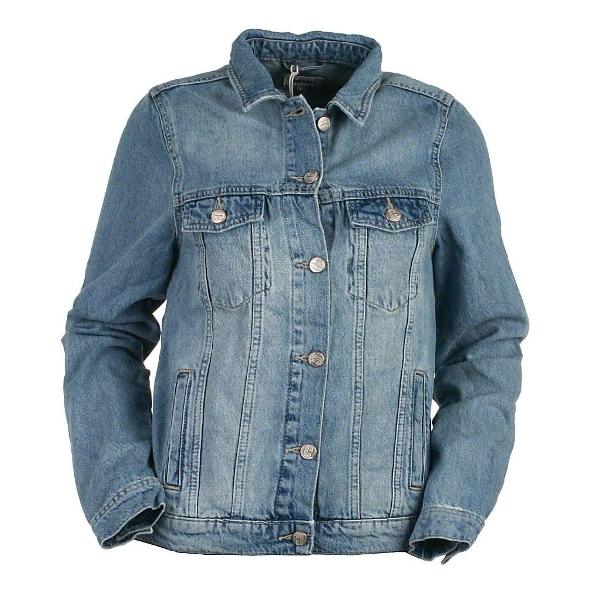 Cost:bart denim jakke, blå denim, Agnes - 128 - XS