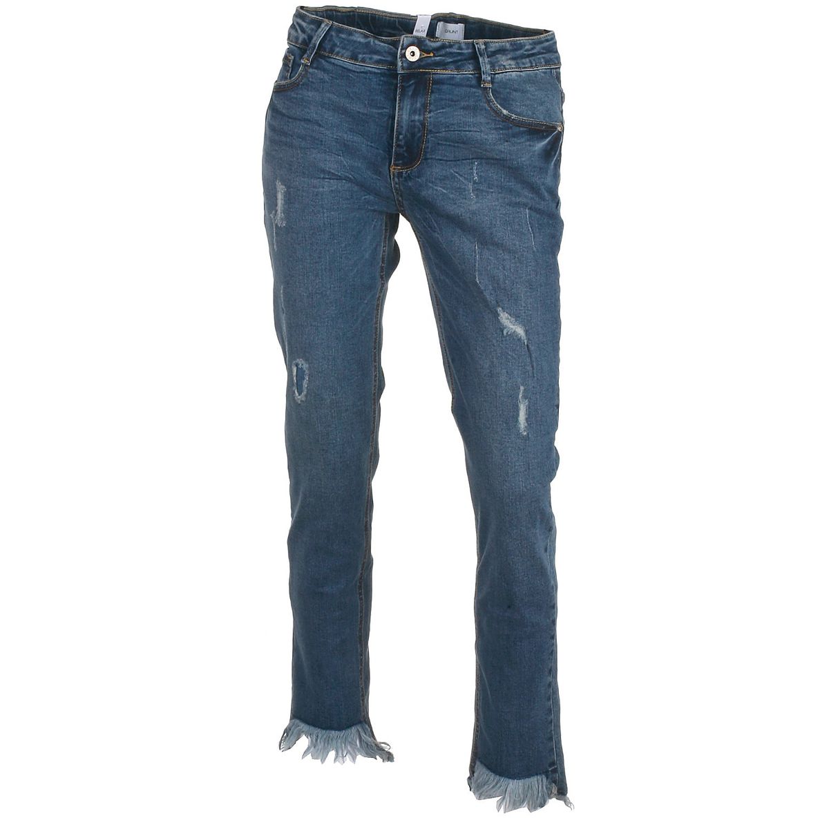 Grunt relax jeans, mid blue, Fringe - 176 - W29 - ::