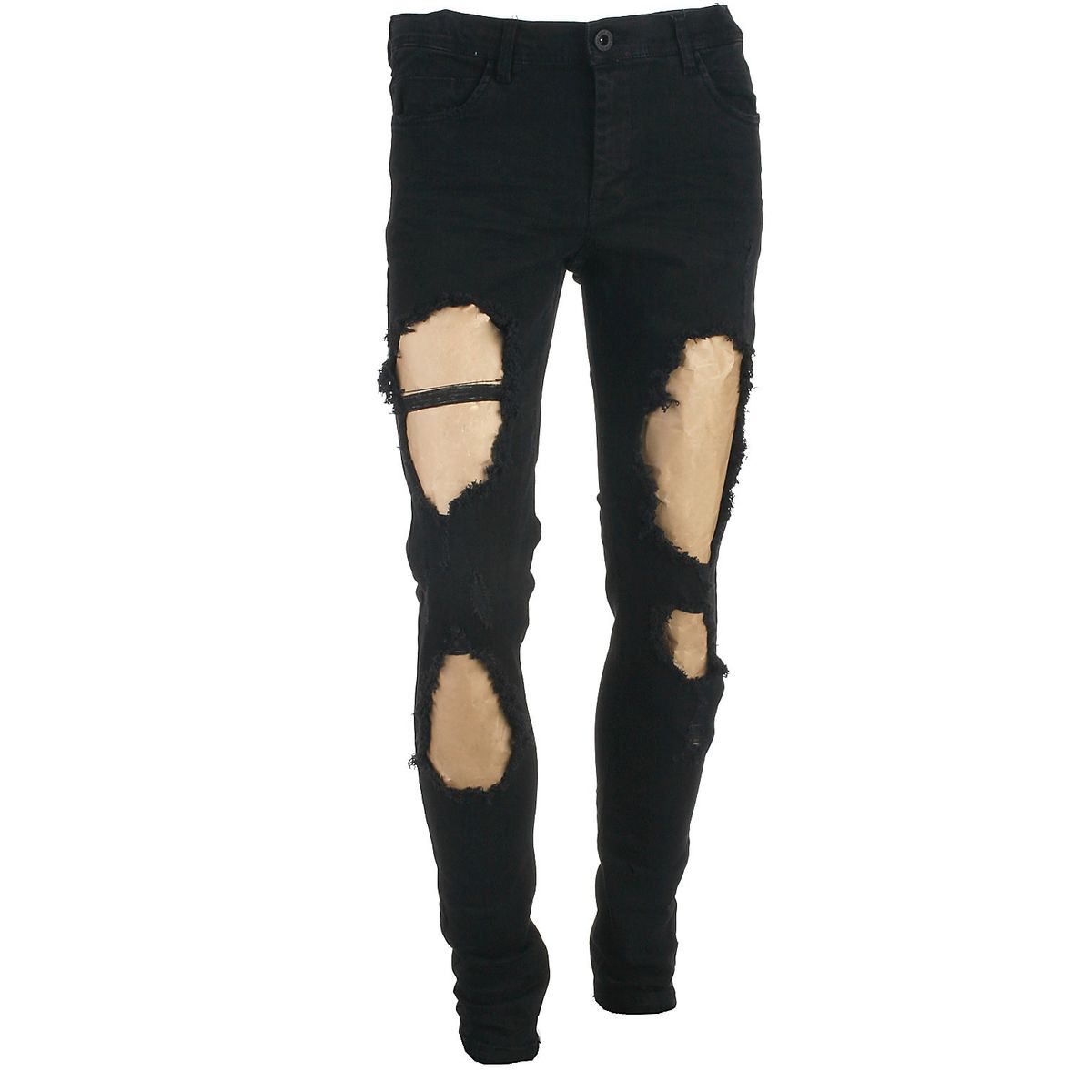 LMTD ripped jeans, sort, Sian - 146 - 11år