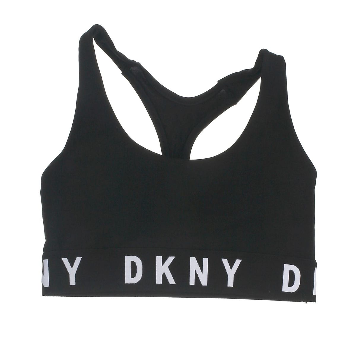 DKNY bralette, Boyfriend racerback, black - 188 - L+ - 40