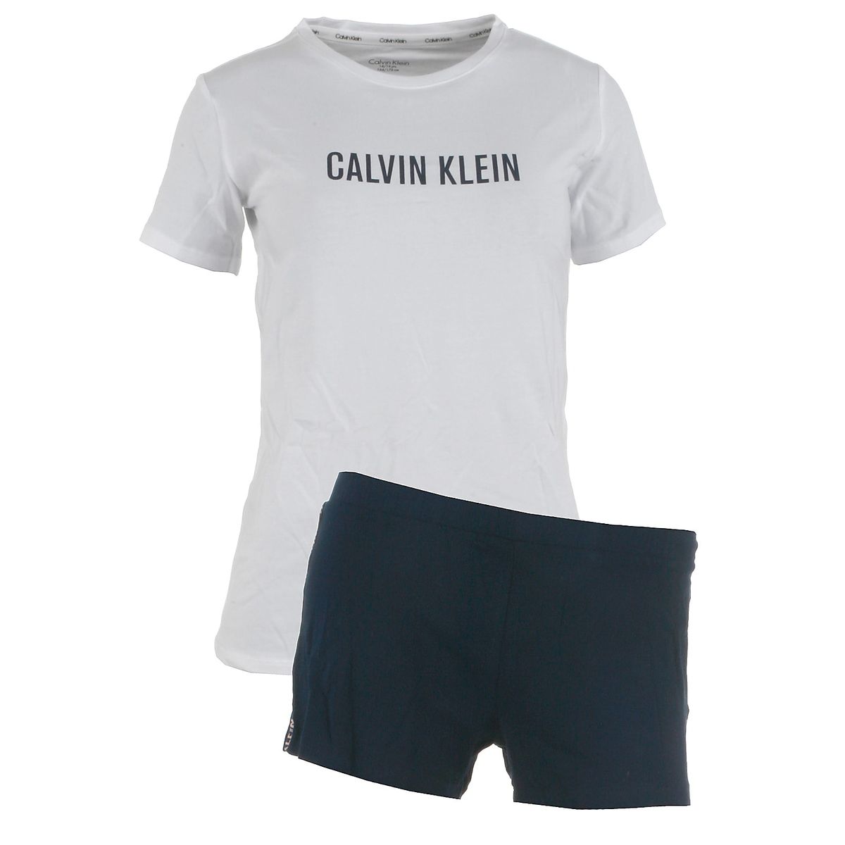 Calvin Klein pyjamassæt, whitenavy - 140 - 10-12år