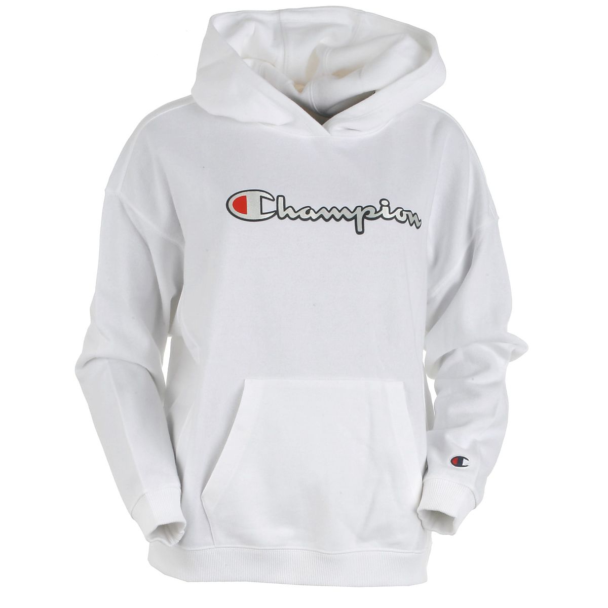 Champion hood sweat, wht - 152 - 11-12år