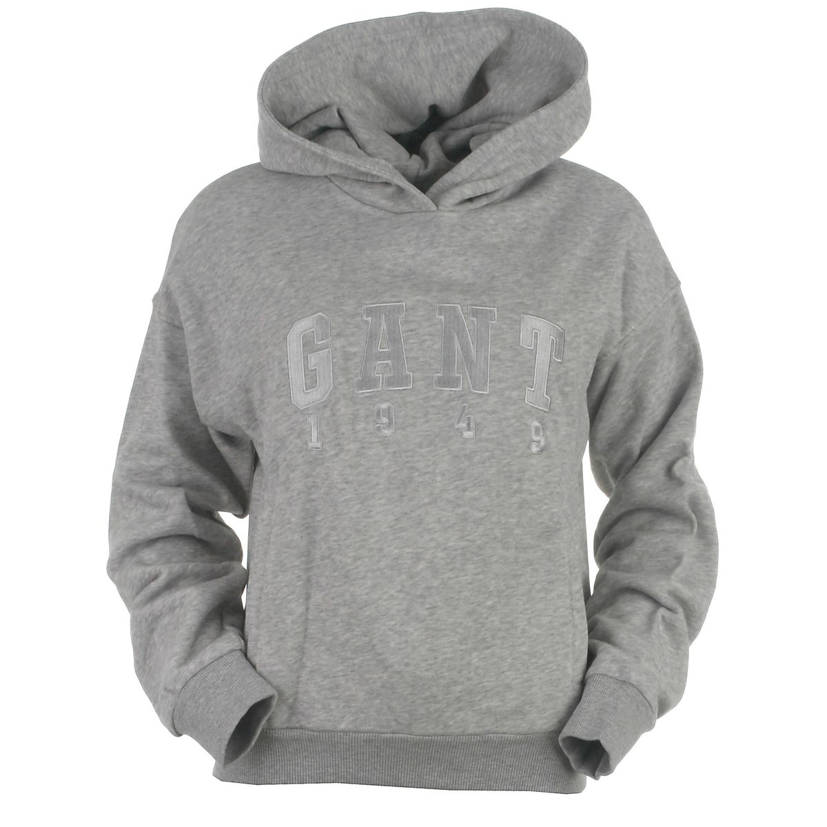 Gant hood sweat, lightgrey - 164 - 158/164