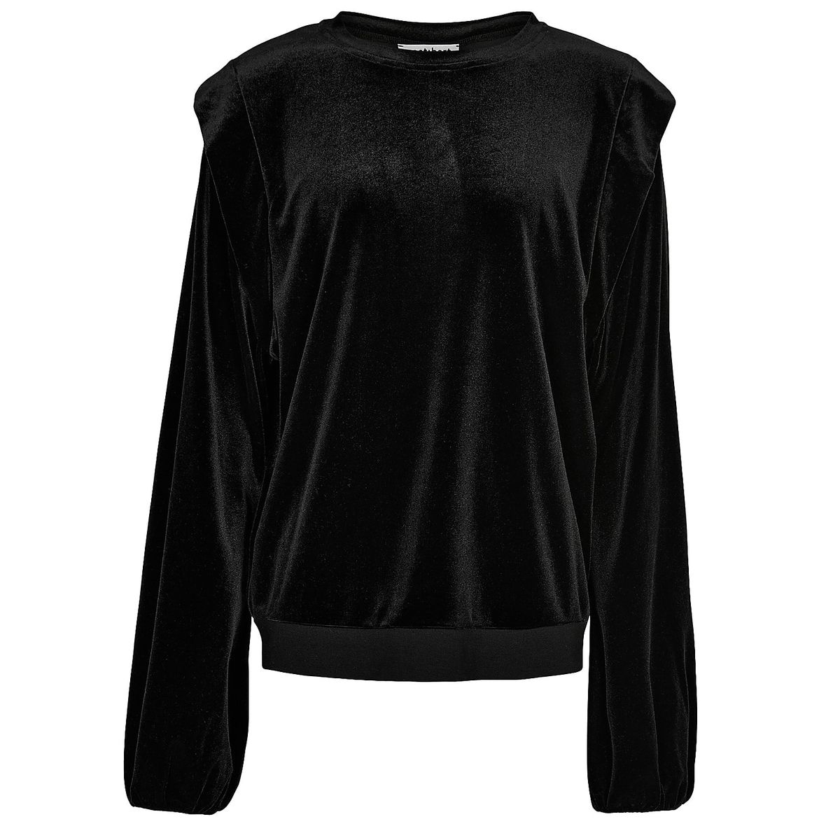 Cost:bart velour sweatshirt, Paris, black - 128 - 8år