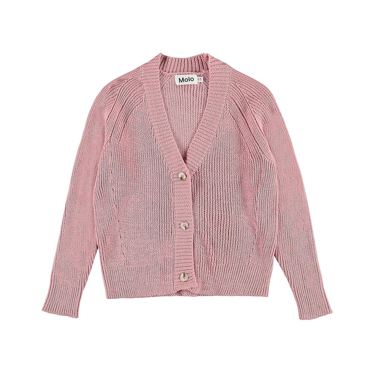 Molo strik cardigan, Gilda, rosewater - 104 - 98/104