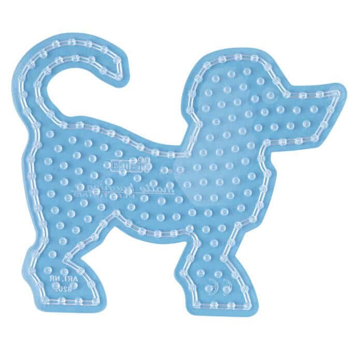 Hama Maxi Perleplade - Hund Transparent - 1 stk