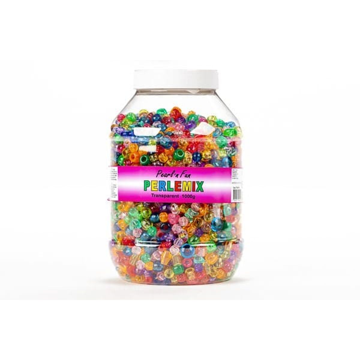 Pearl'n fun Perler transp. mix 1000g