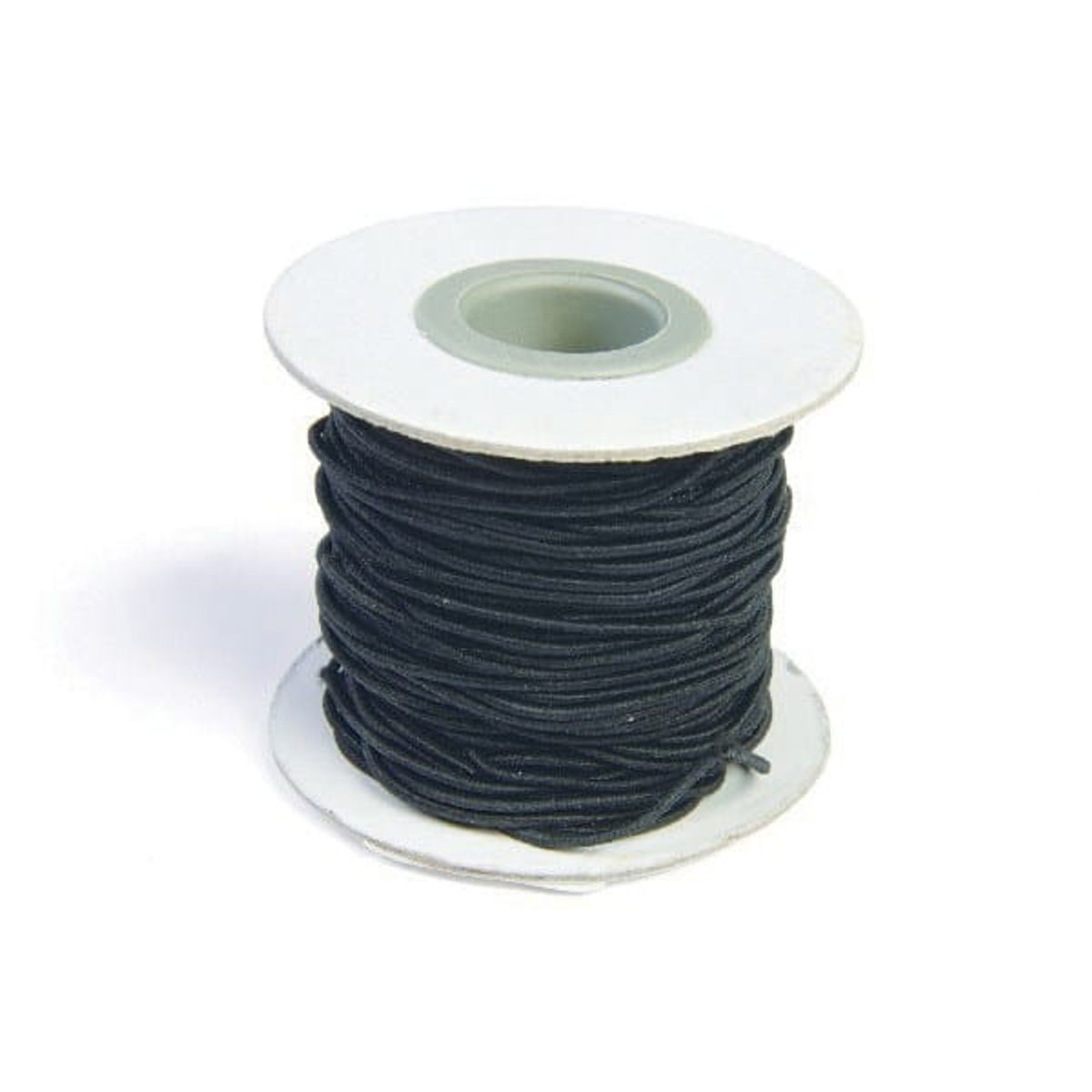 Elastiksnor 1,2mm x 25m Sort