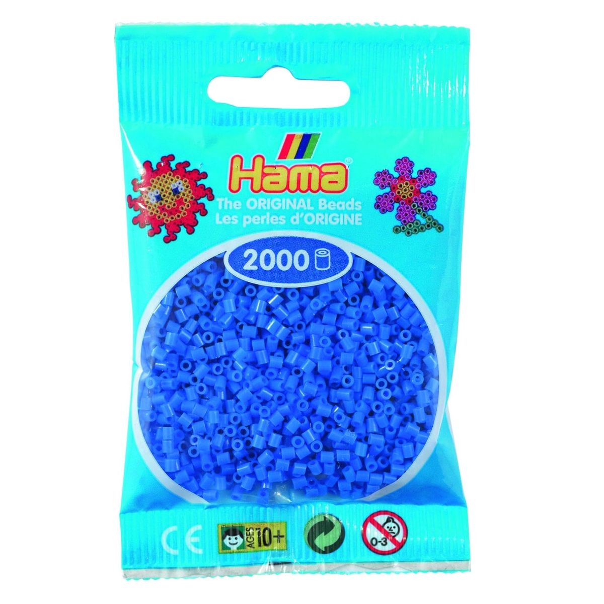 Hama Mini Perler 2.000 stk lyseblå - Mini (501-09)