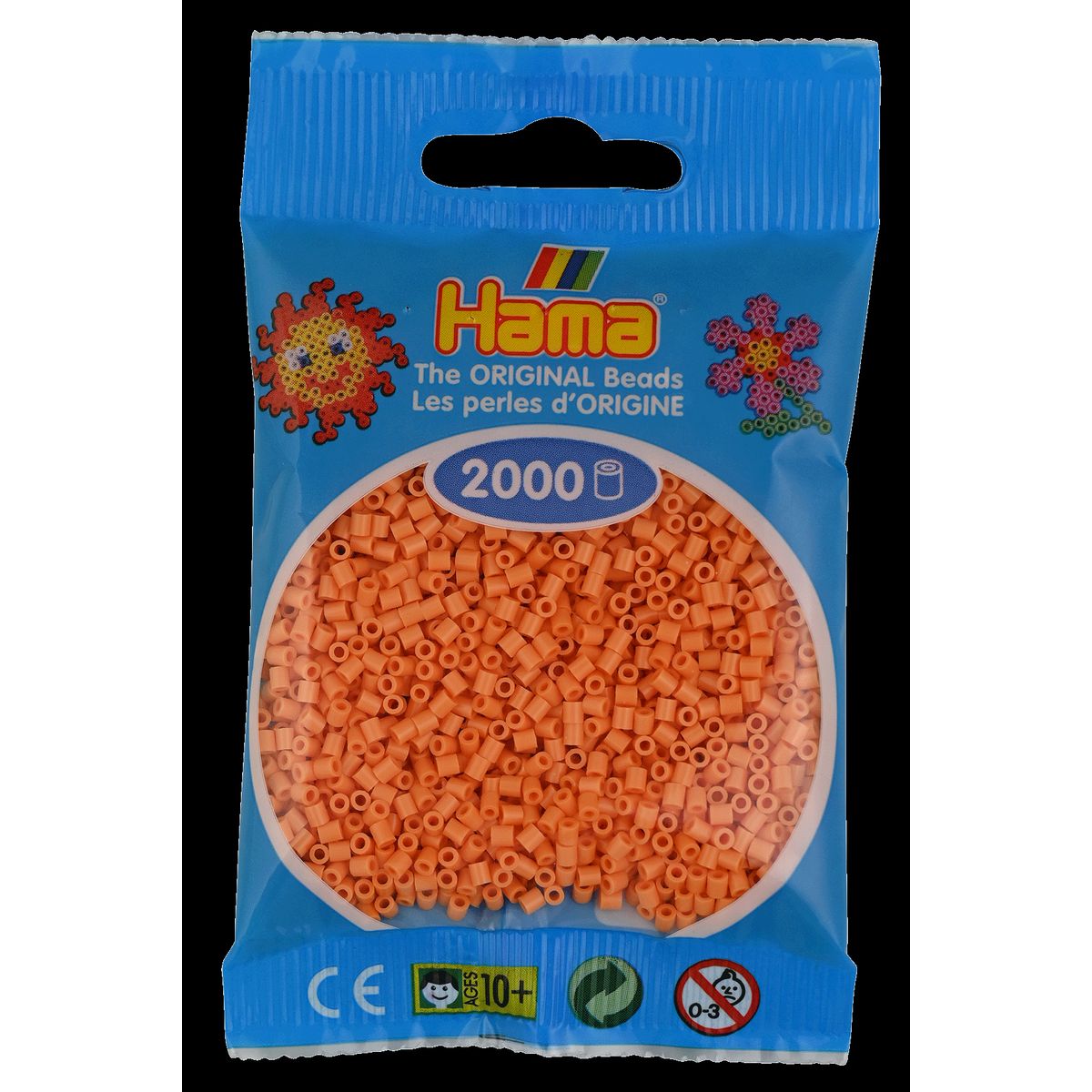 Hama Mini Perler 2.000 stk lys abriko - Mini (501-105)