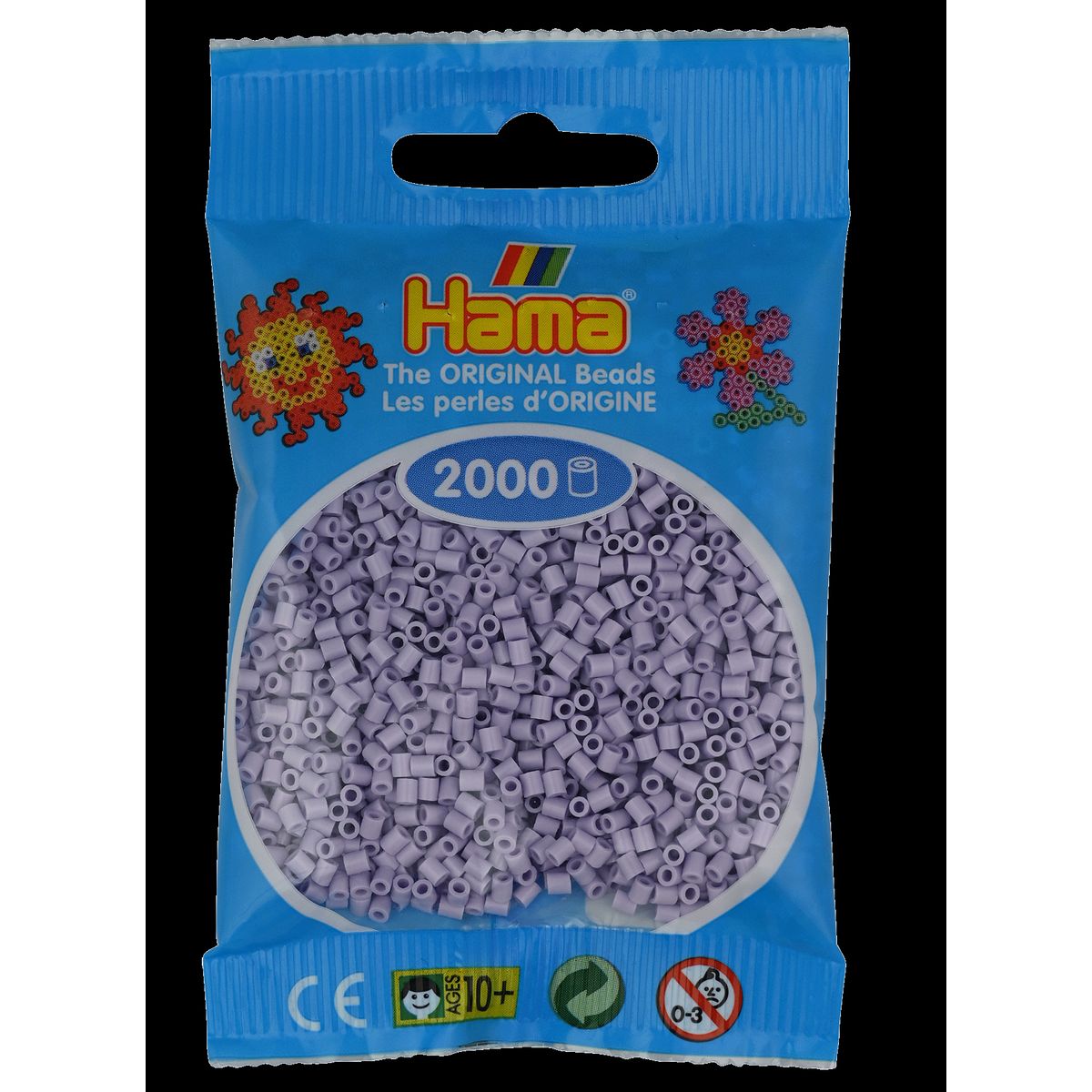 Hama Mini Perler 2.000 stk lys lavendel - Mini (501-106)