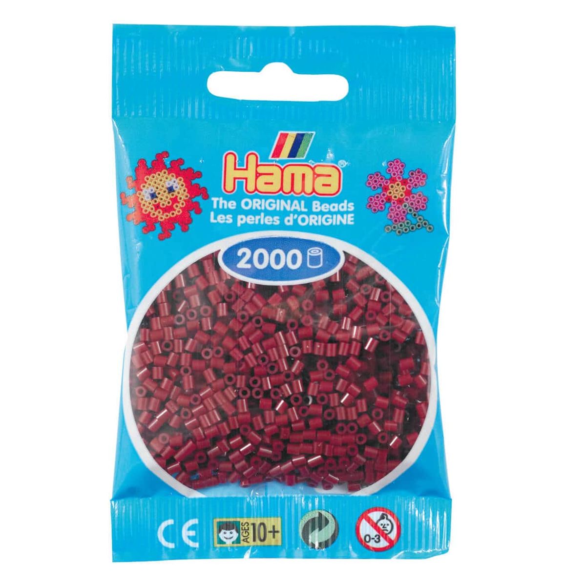 Hama Mini Perler 2.000 stk bordeaux - Mini (501-30)