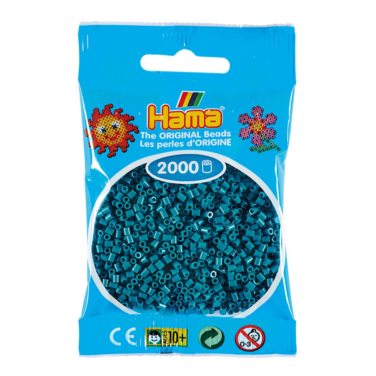 Hama Mini Perler 2.000 stk petrol - Mini (501-83)