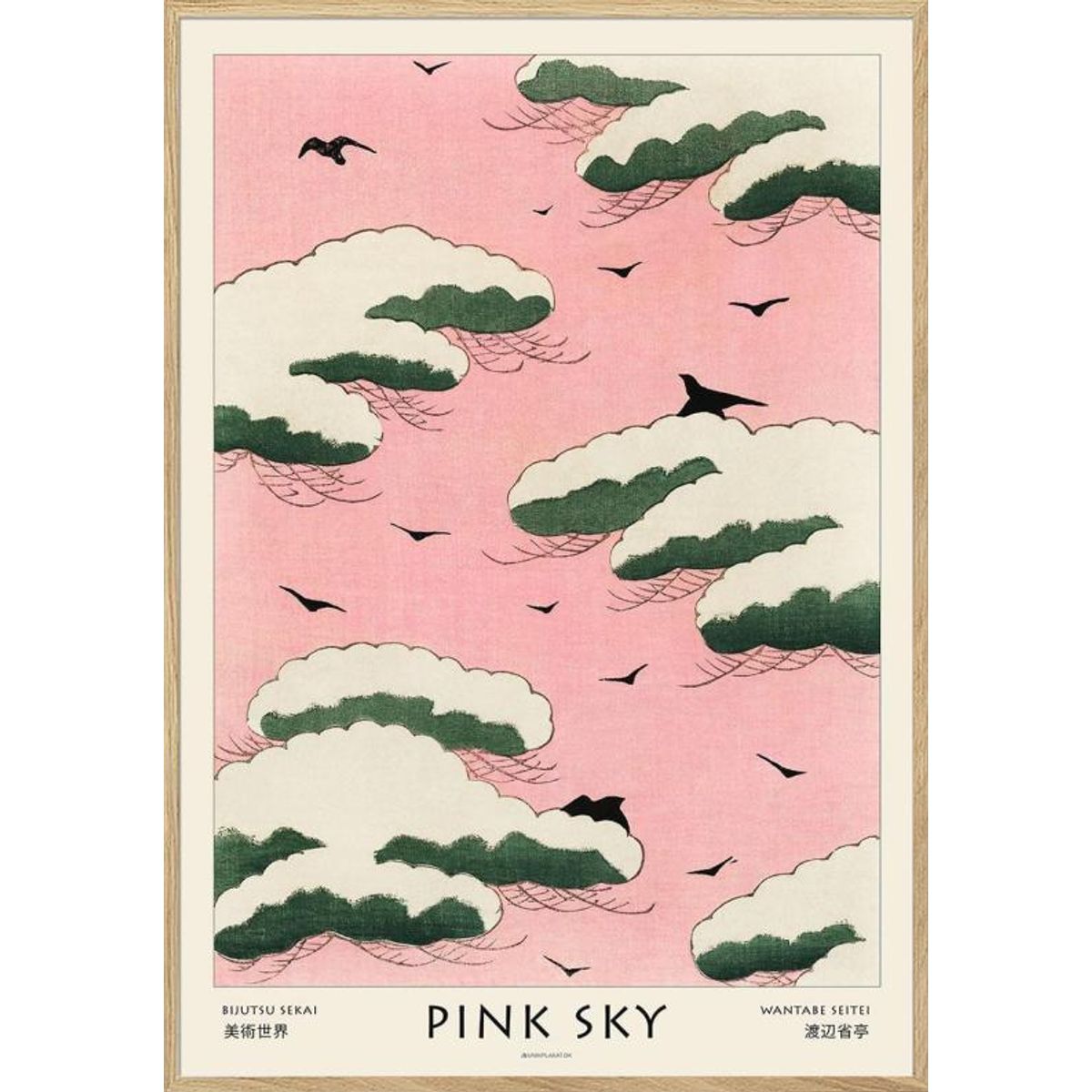 Wantabe Seitei plakat - Pink sky