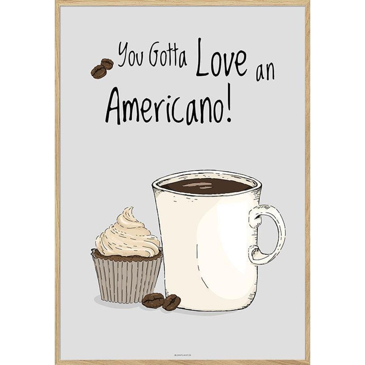 Kaffeplakat - Americano