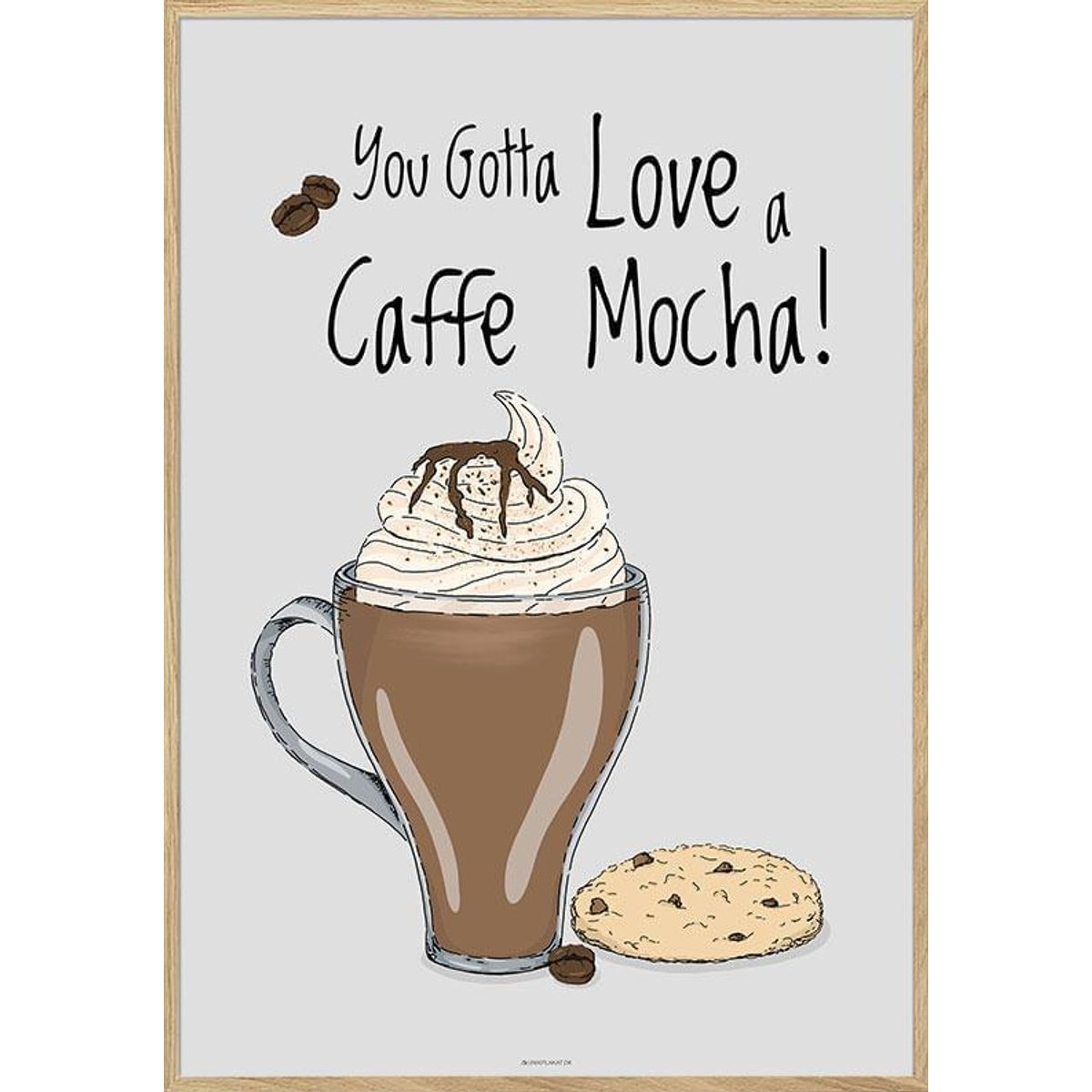 Kaffeplakat - Caffe Mocha