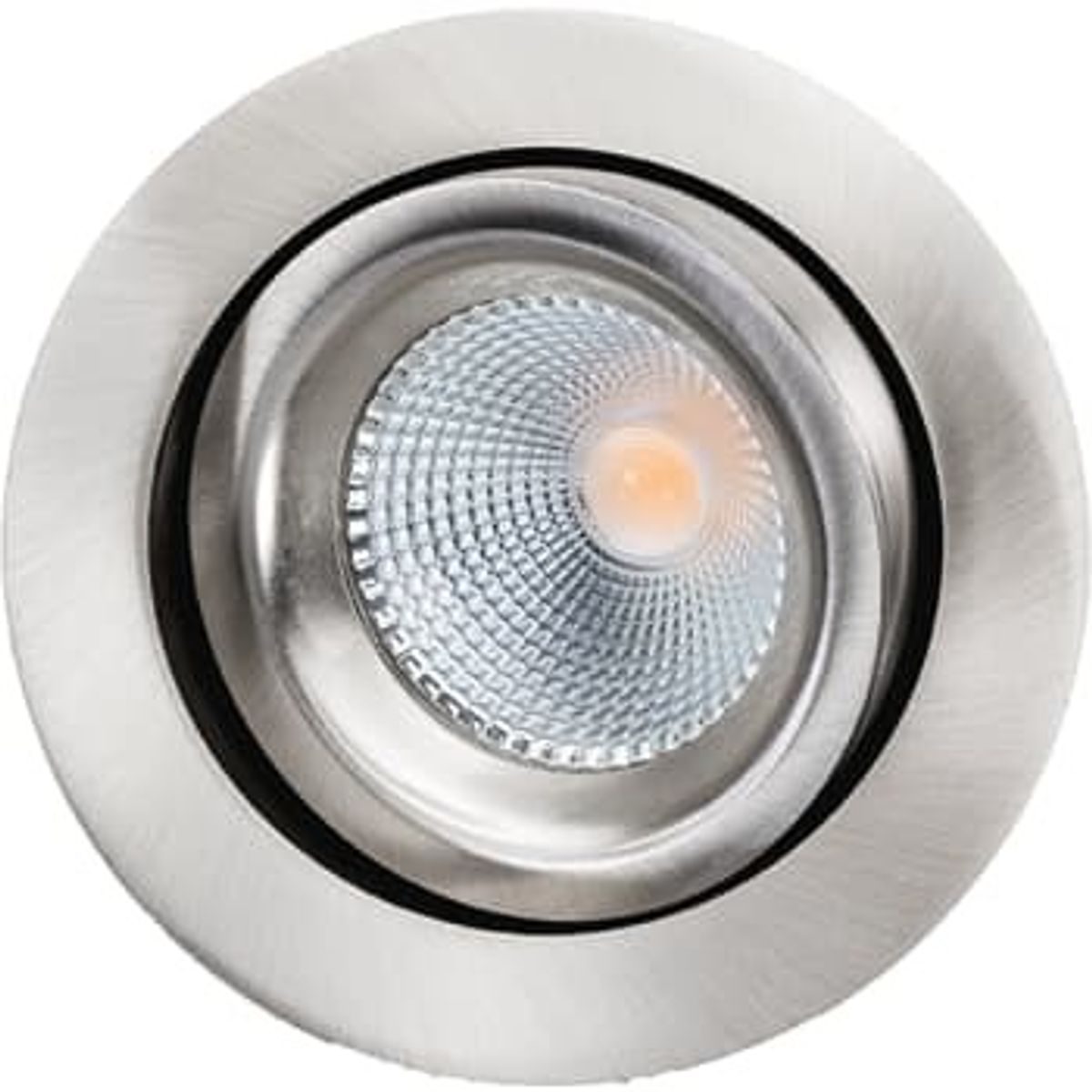 SG Armaturen Downlight Junistar Lux Isosafe 7W 3000K, In/Outdoor, børstet stål