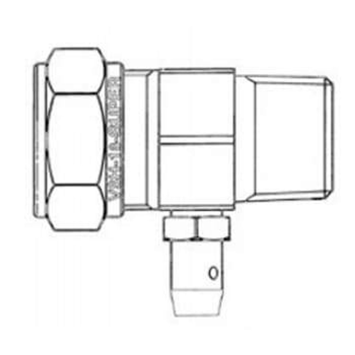 Broen 18mmx1/2" gasprøvestuds