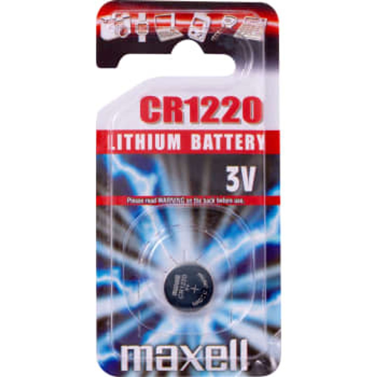 Maxell Batteri lithium cr1220 3v 1stk