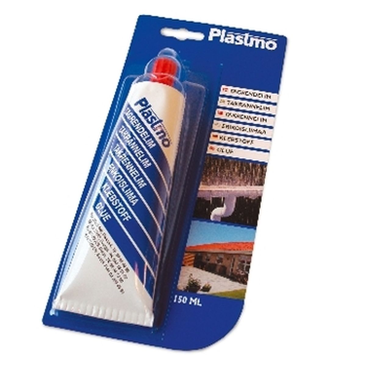 Plastmo tagrendelim til plast 150 ml.