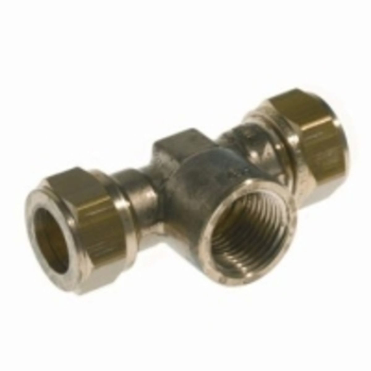 Tee 28- 1 -28 MM Med muffe Kompressions Fittings