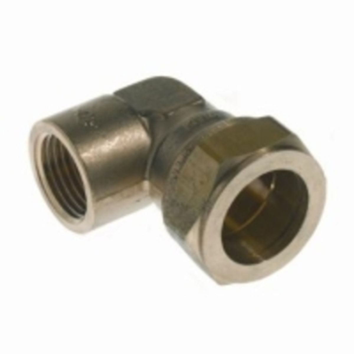 Vinkel 1/2 - 18 MM Med muffe Kompressions Fittings