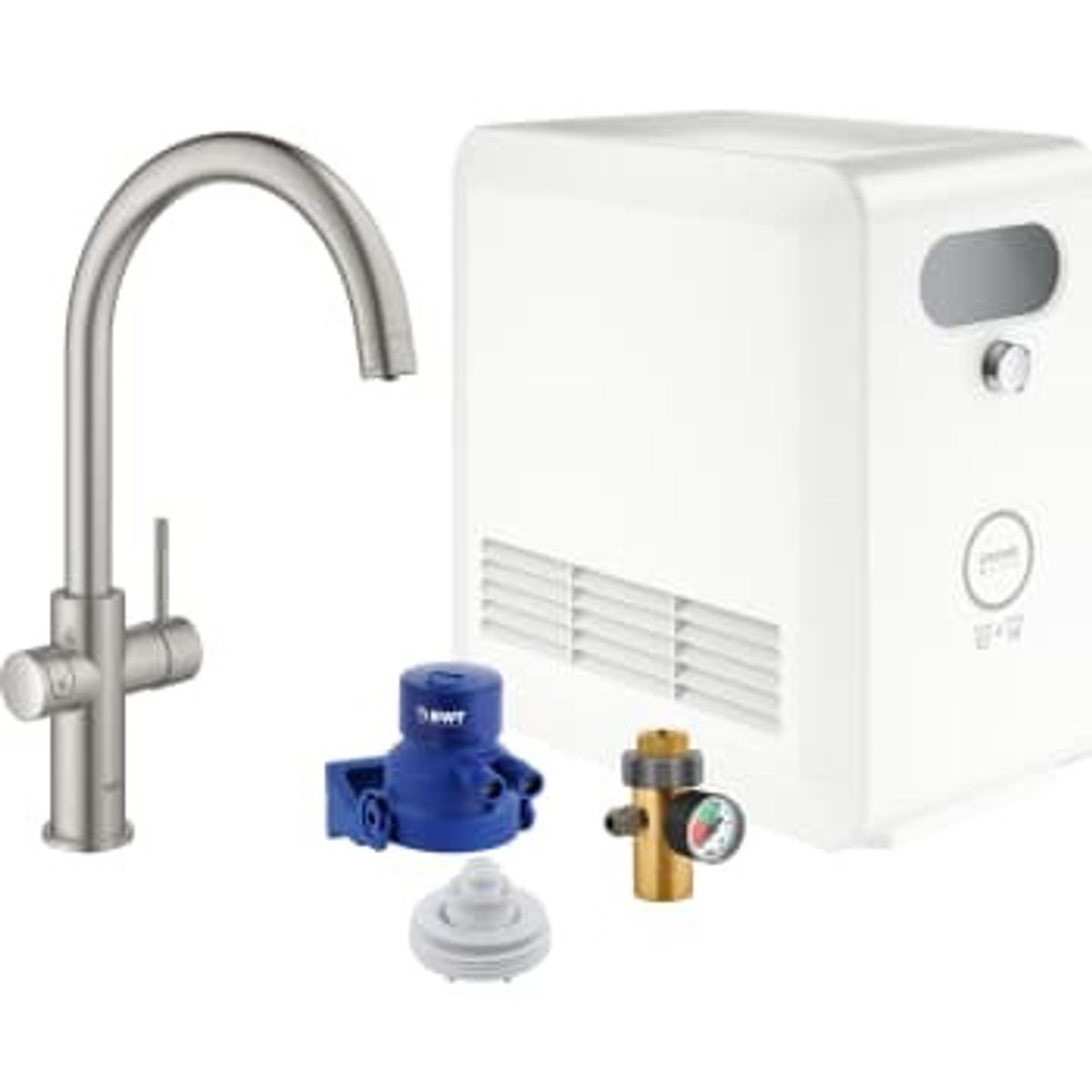 GROHE Blue Professional etgrebsarmatur med filterfunktion C-tud