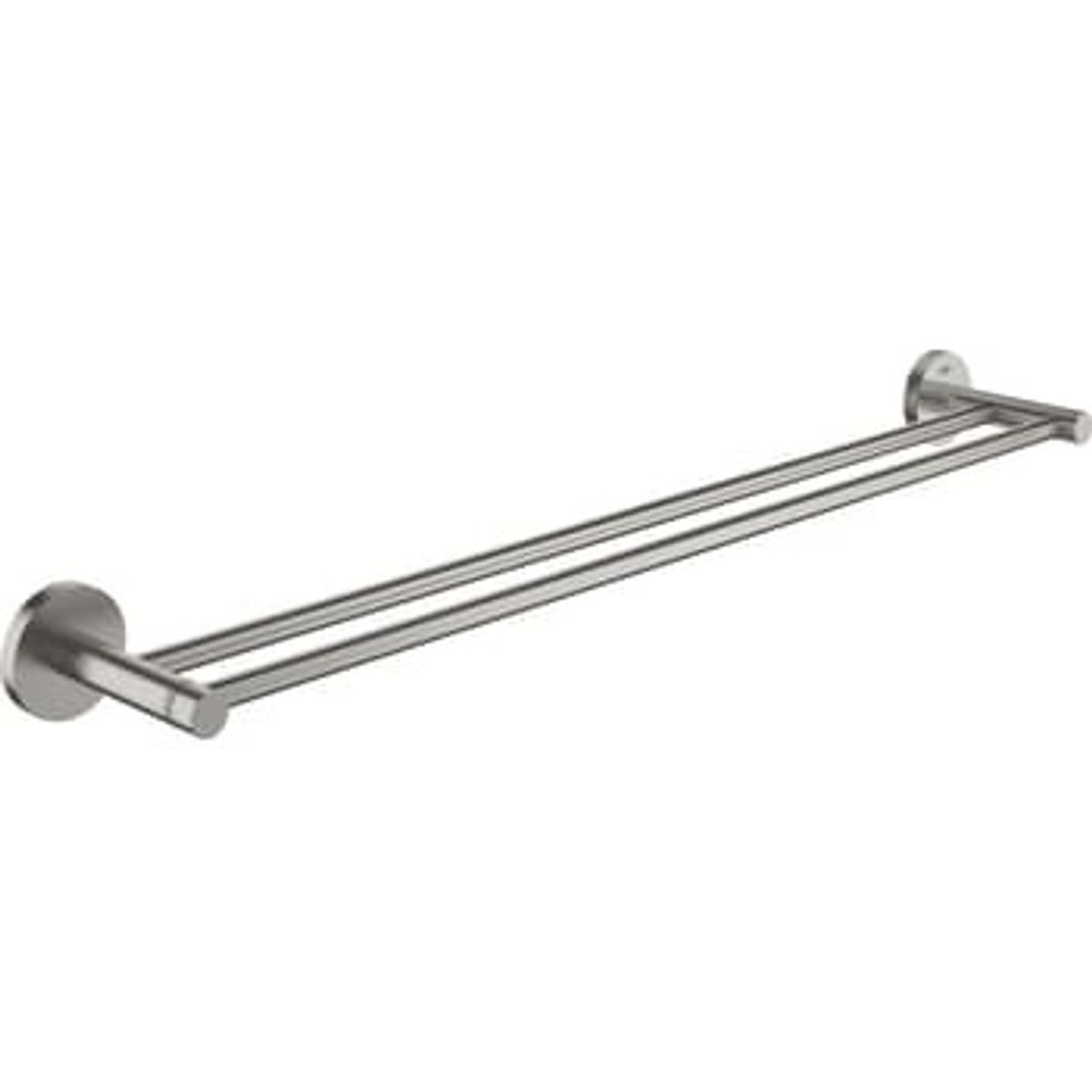 Grohe EssentialsDobbelt håndklædestang, Supersteel600mm