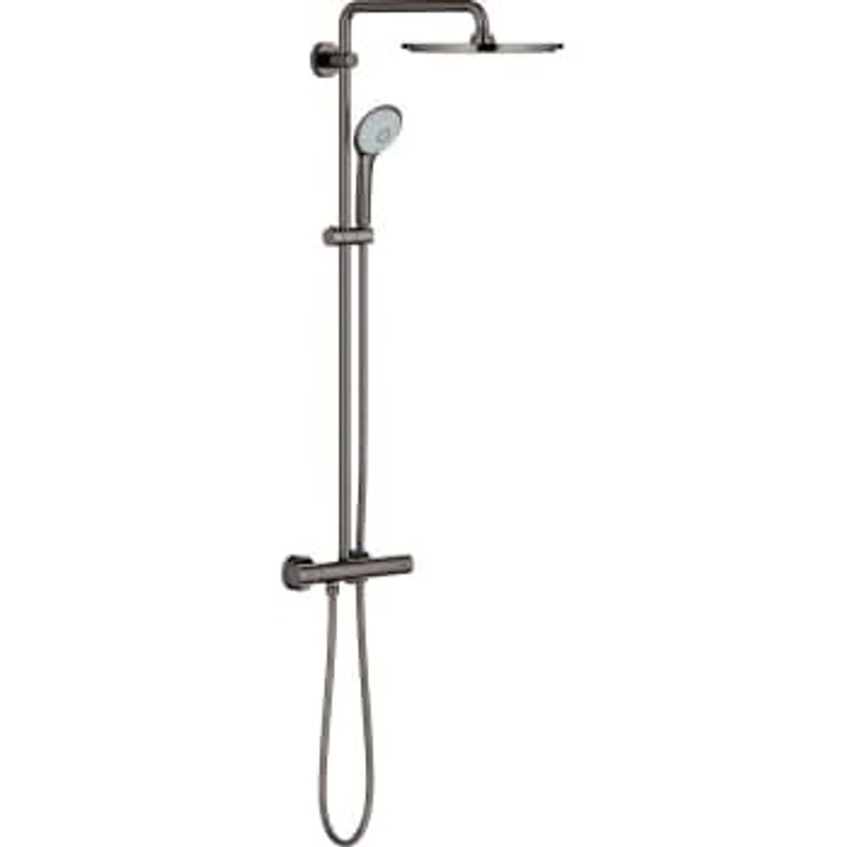 GROHE Euphoria 310Brusesystem, termostat, poleret hard Graphite