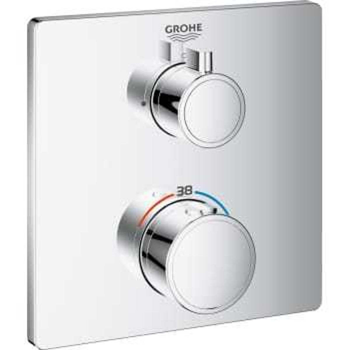 GROHE Grohtherm forplade til smartbox firkantet til hovedbrus