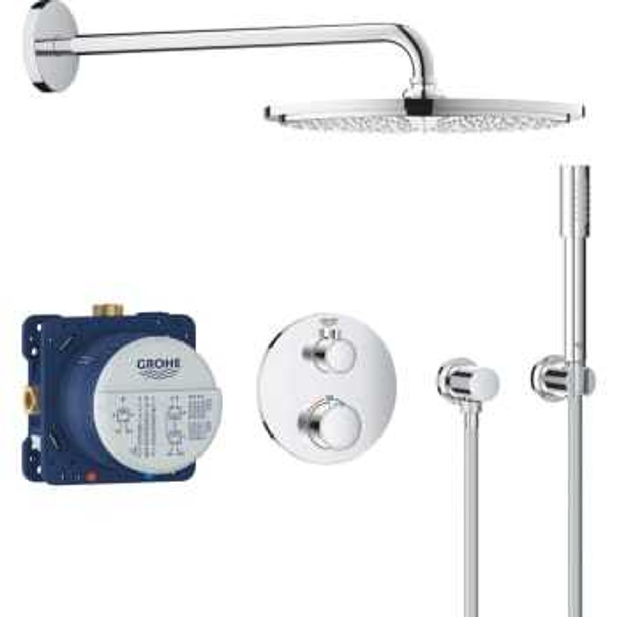 Grohe Grohterm Rainshower Cosmopolitan Indbygningsbrus